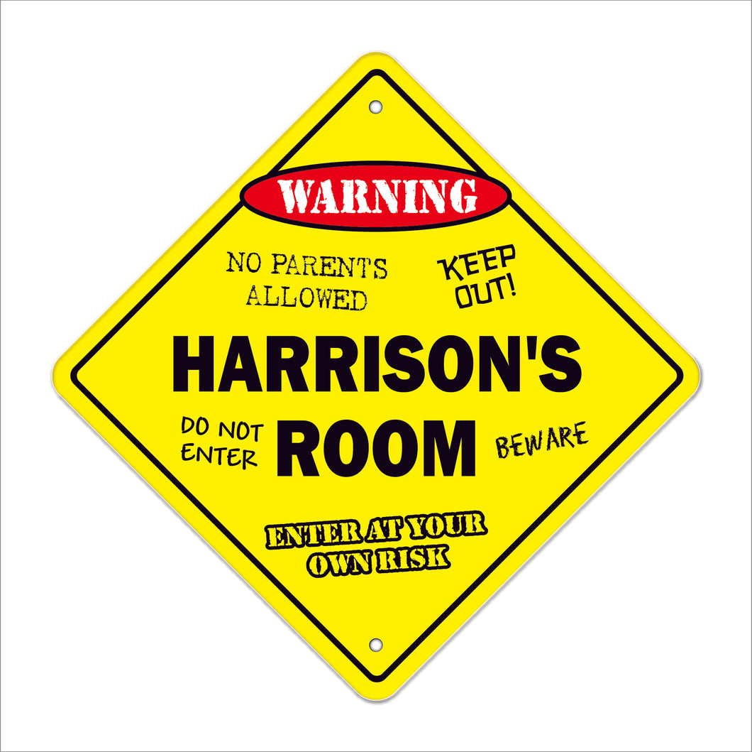 Harrison's Room Sign