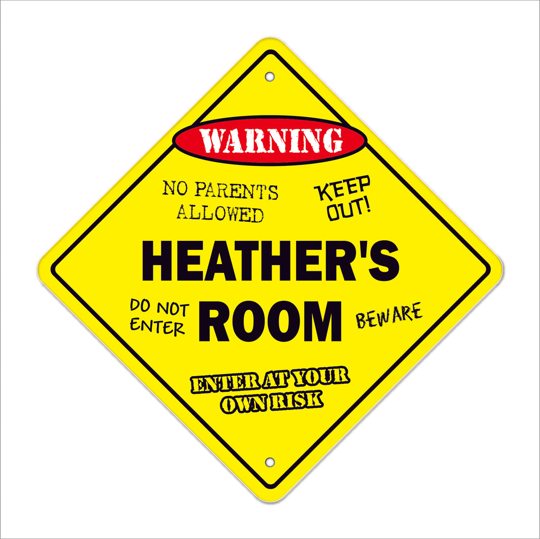 Heather's Room Sign