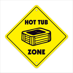 Hottub Crossing Sign