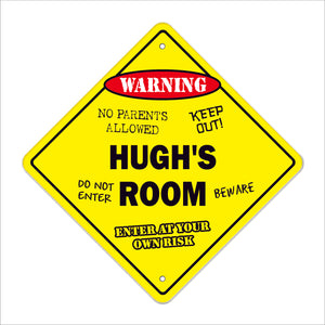 Hugh's Room Sign