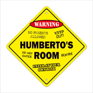 Humberto's Room Sign