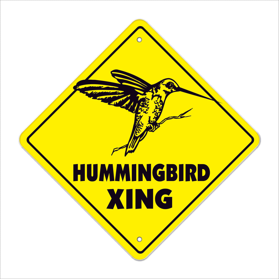 Hummingbird Crossing Sign