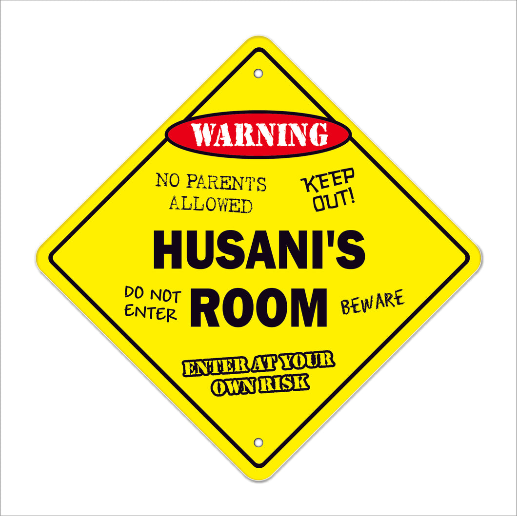 Husani's Room Sign