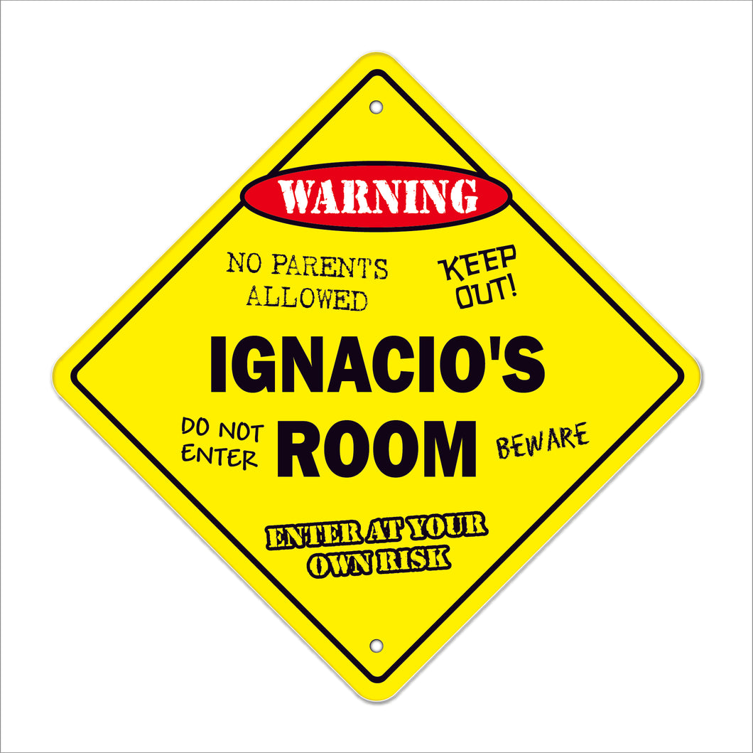 Ignacio's Room Sign