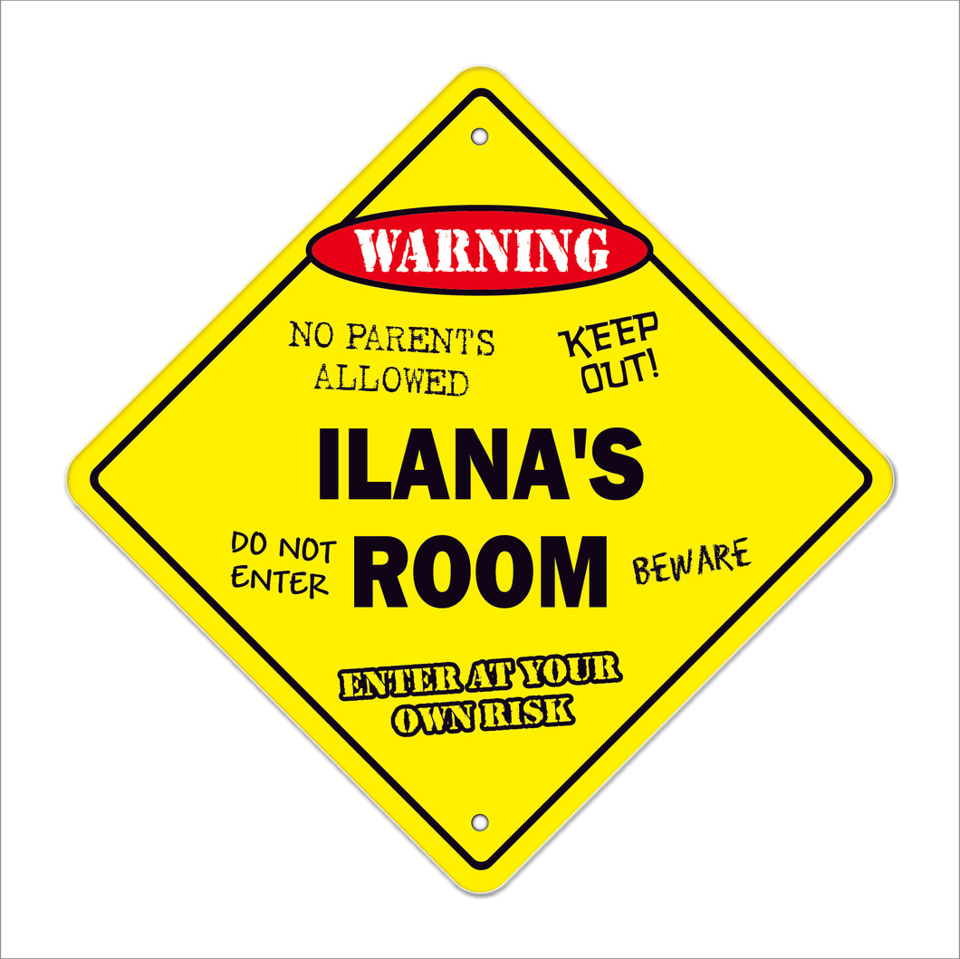 Ilana's Room Sign