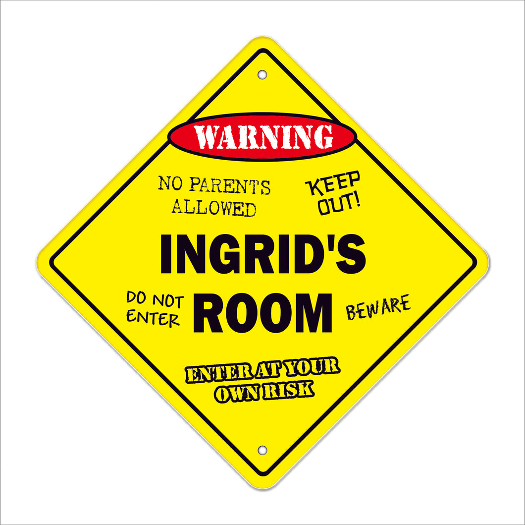 Ingrid's Room Sign