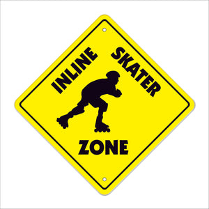 Inline Skater Crossing Sign