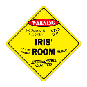 Iris' Room Sign