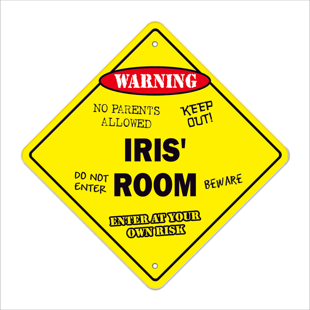 Iris' Room Sign