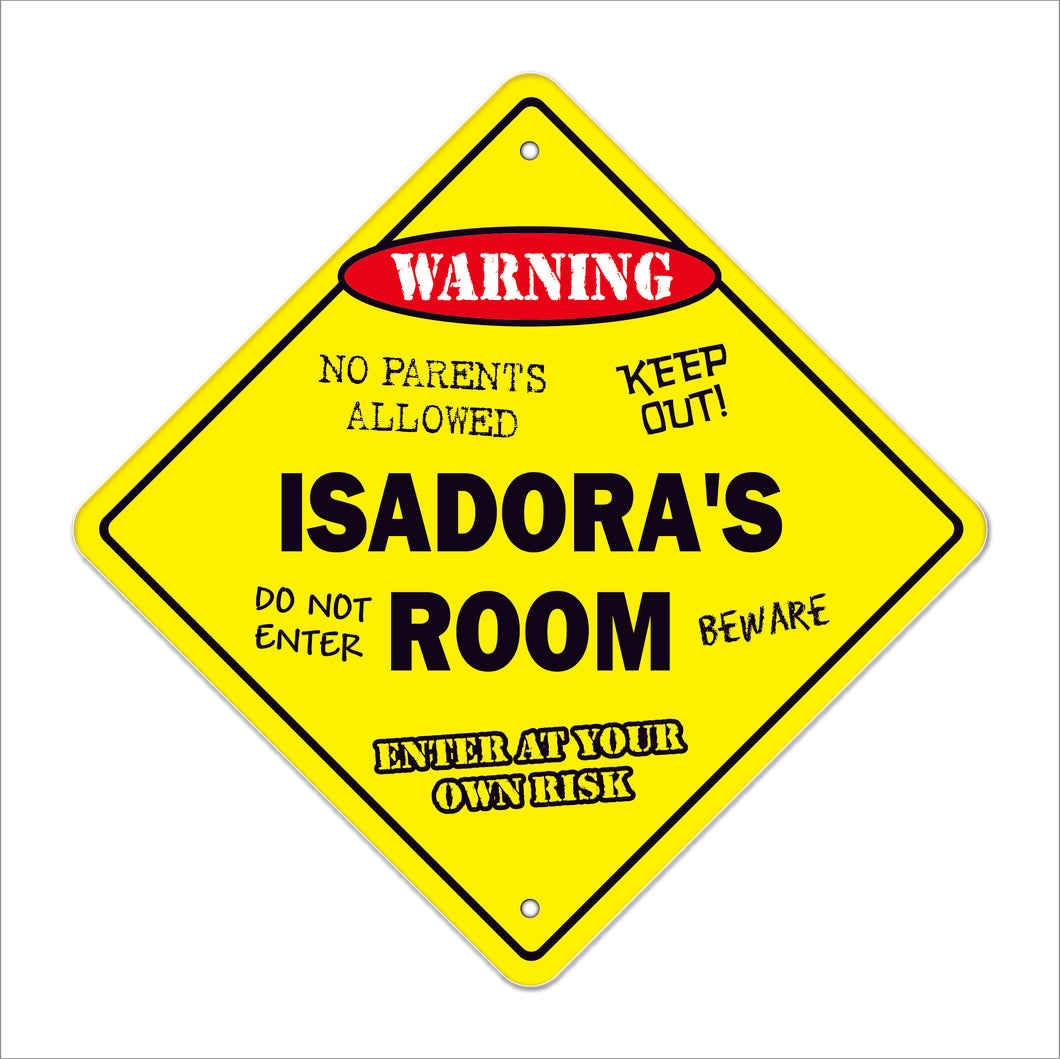 Isadora's Room Sign