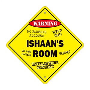 Ishaan's Room Sign