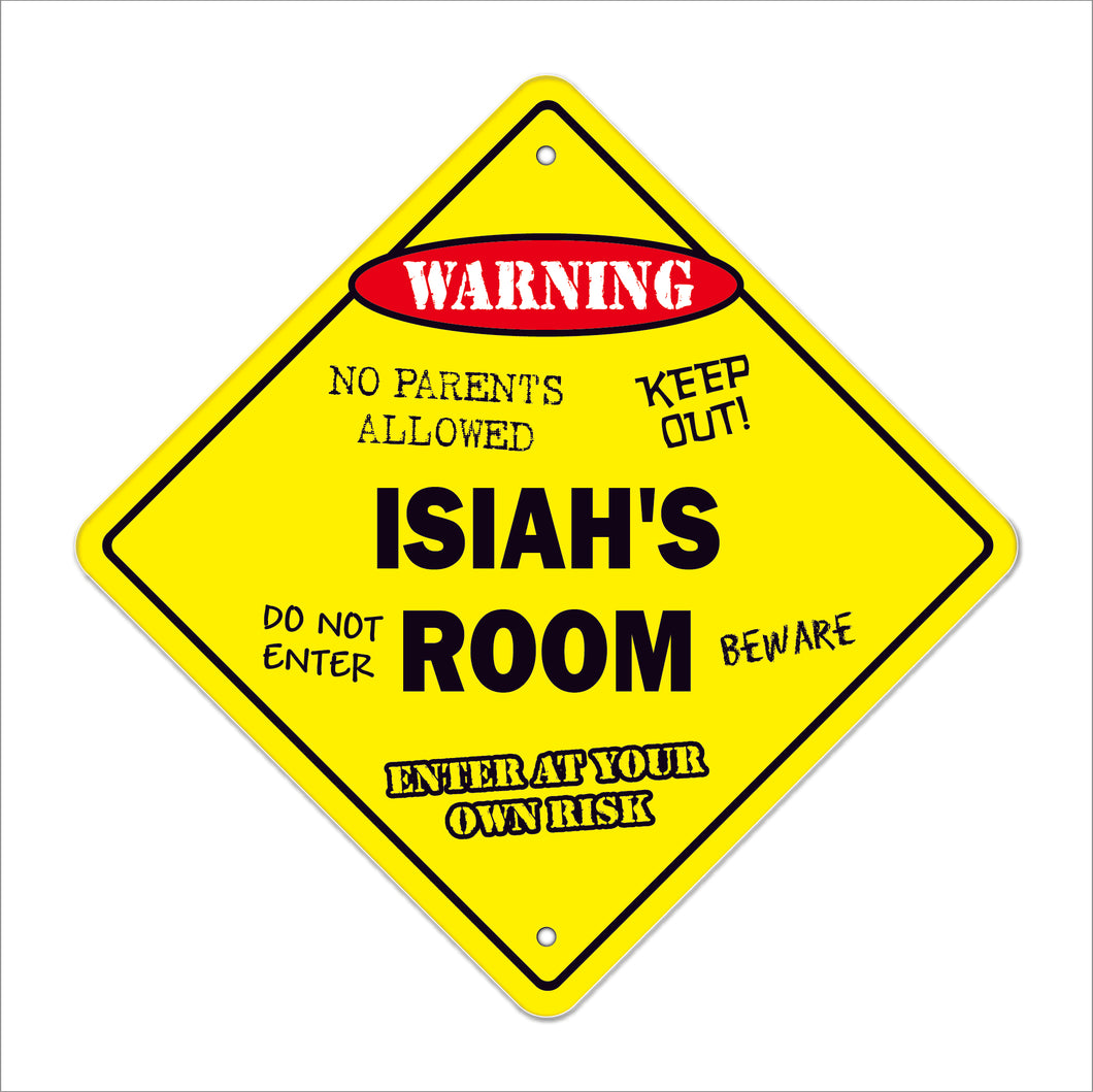 Isiah's Room Sign