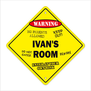 Ivan's Room Sign