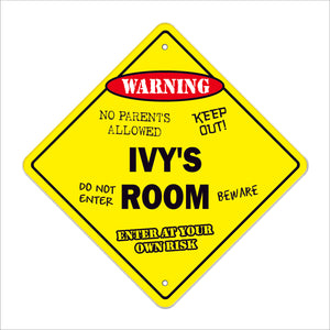 Ivy's Room Sign