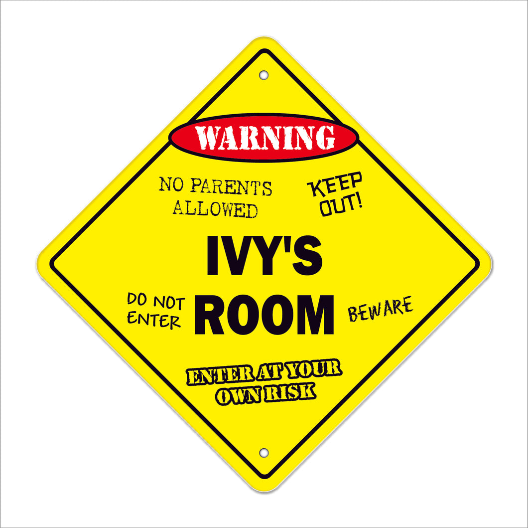 Ivy's Room Sign