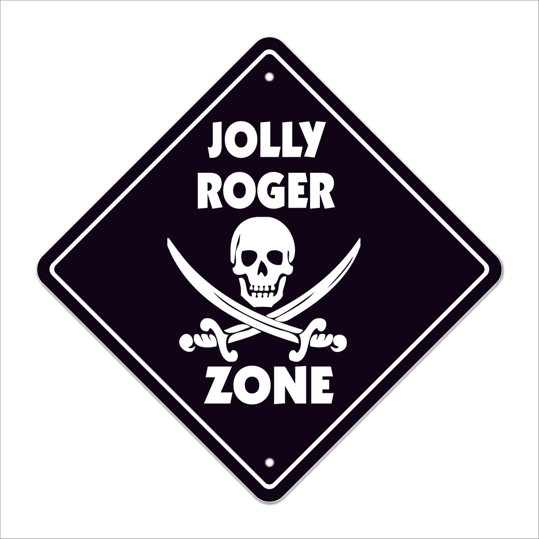 Jolly Roger Crossing Sign