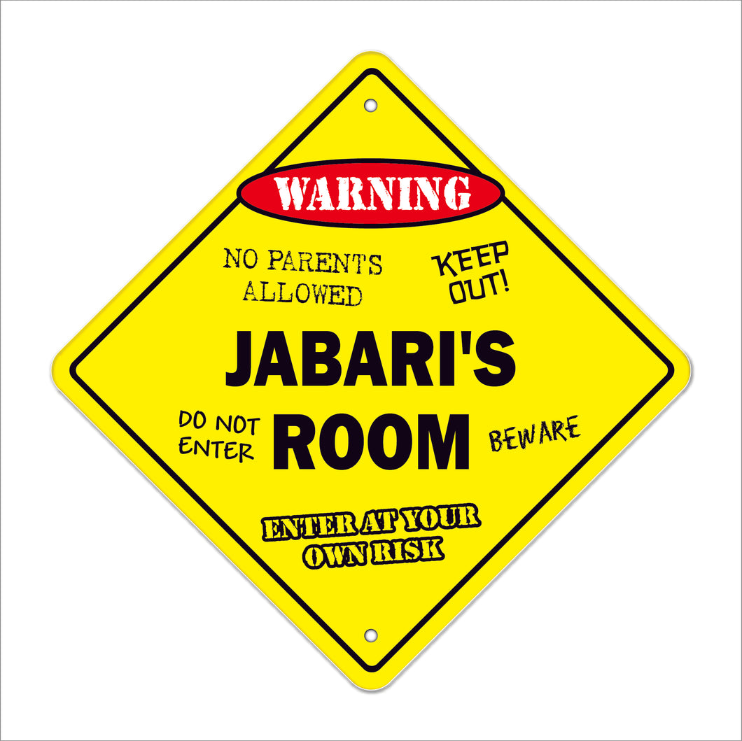 Jabari's Room Sign