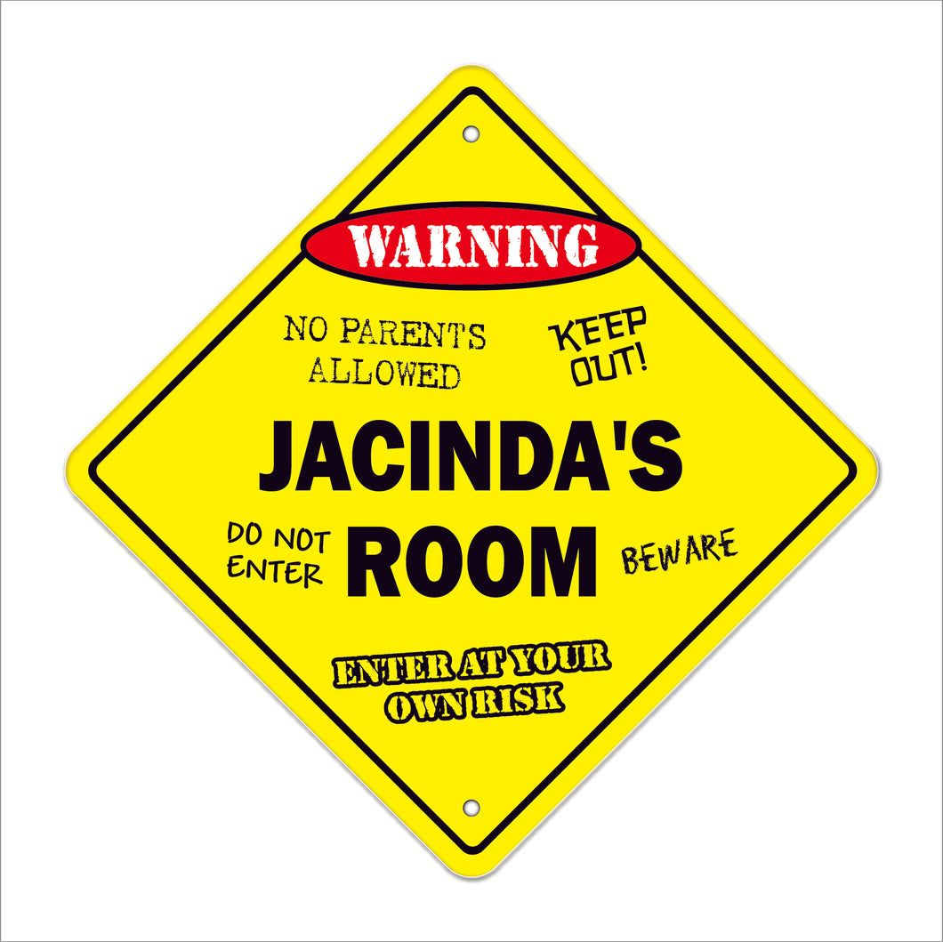 Jacinda's Room Sign