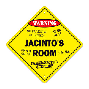 Jacinto's Room Sign