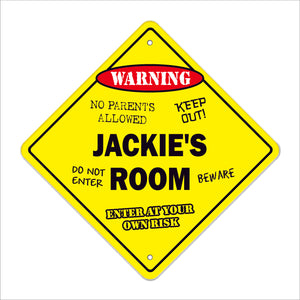 Jackie's Room Sign