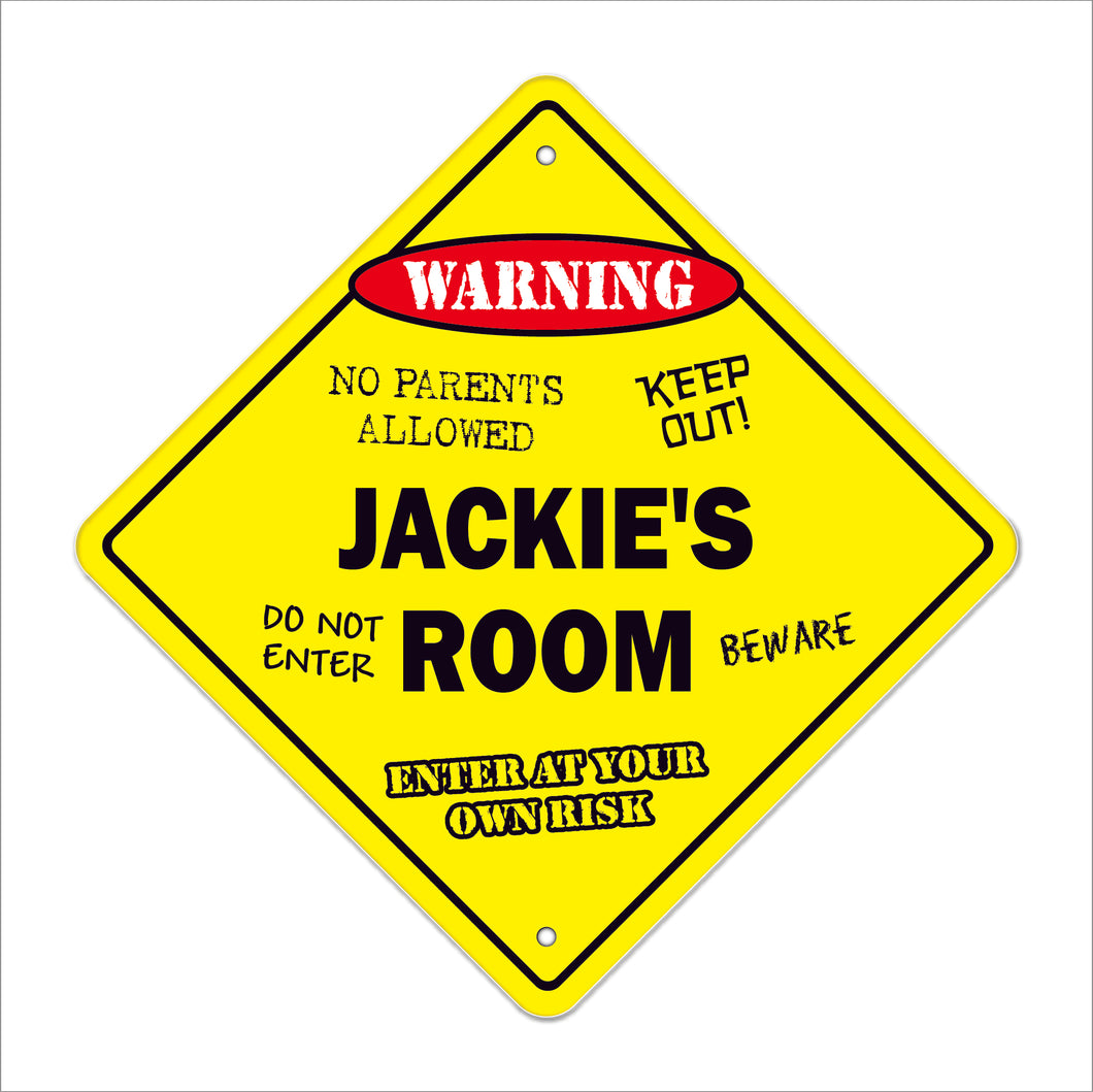 Jackie's Room Sign