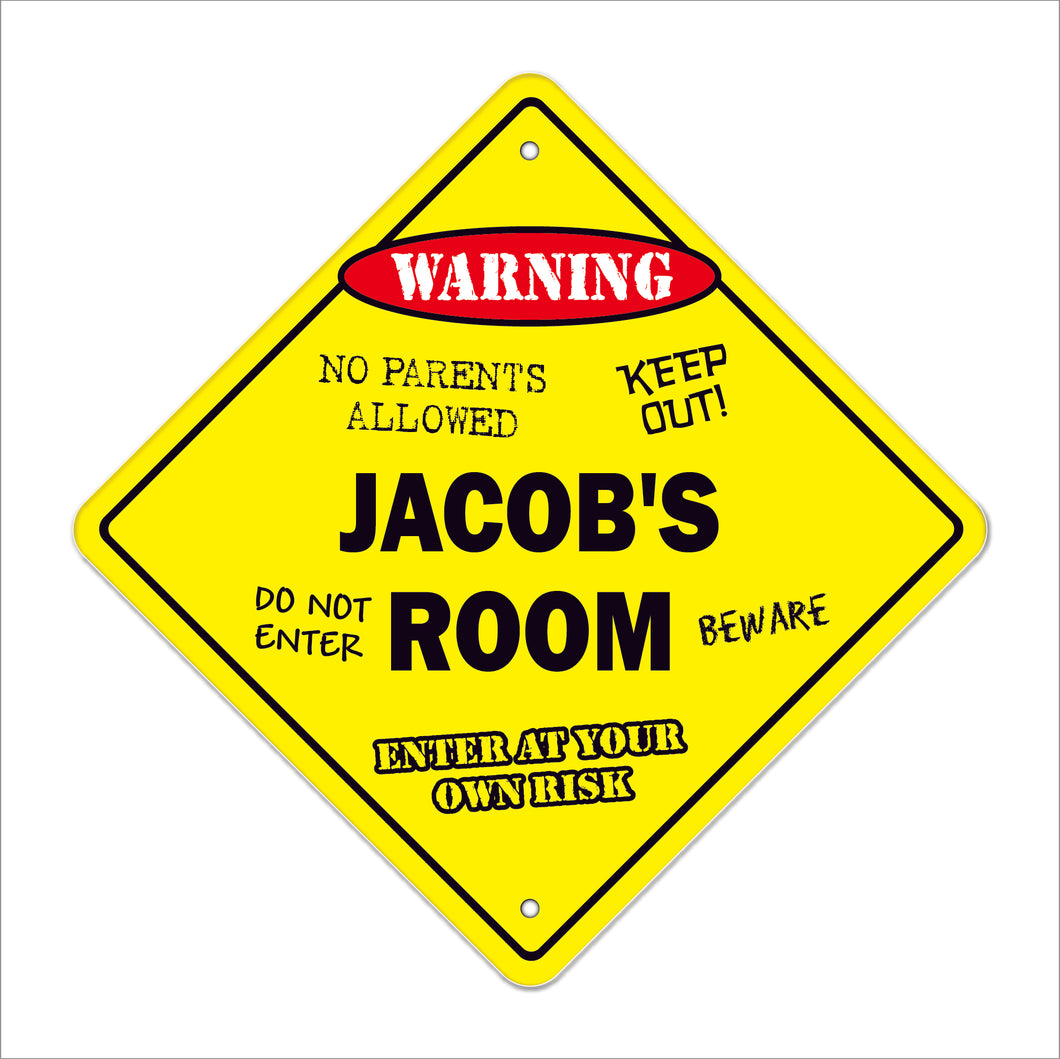 Jacob's Room Sign