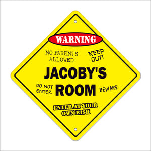 Jacoby's Room Sign