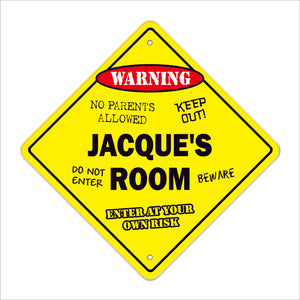 Jacque's Room Sign