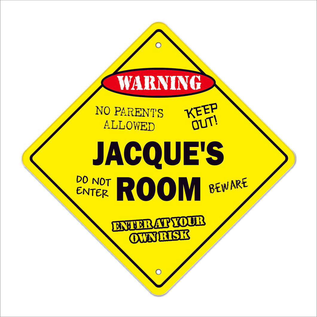 Jacque's Room Sign