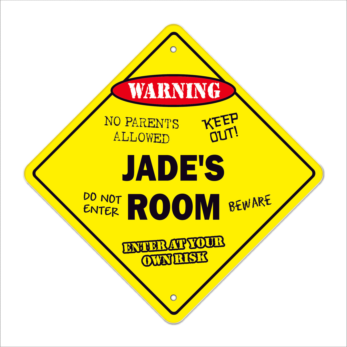 Jade's Room Sign