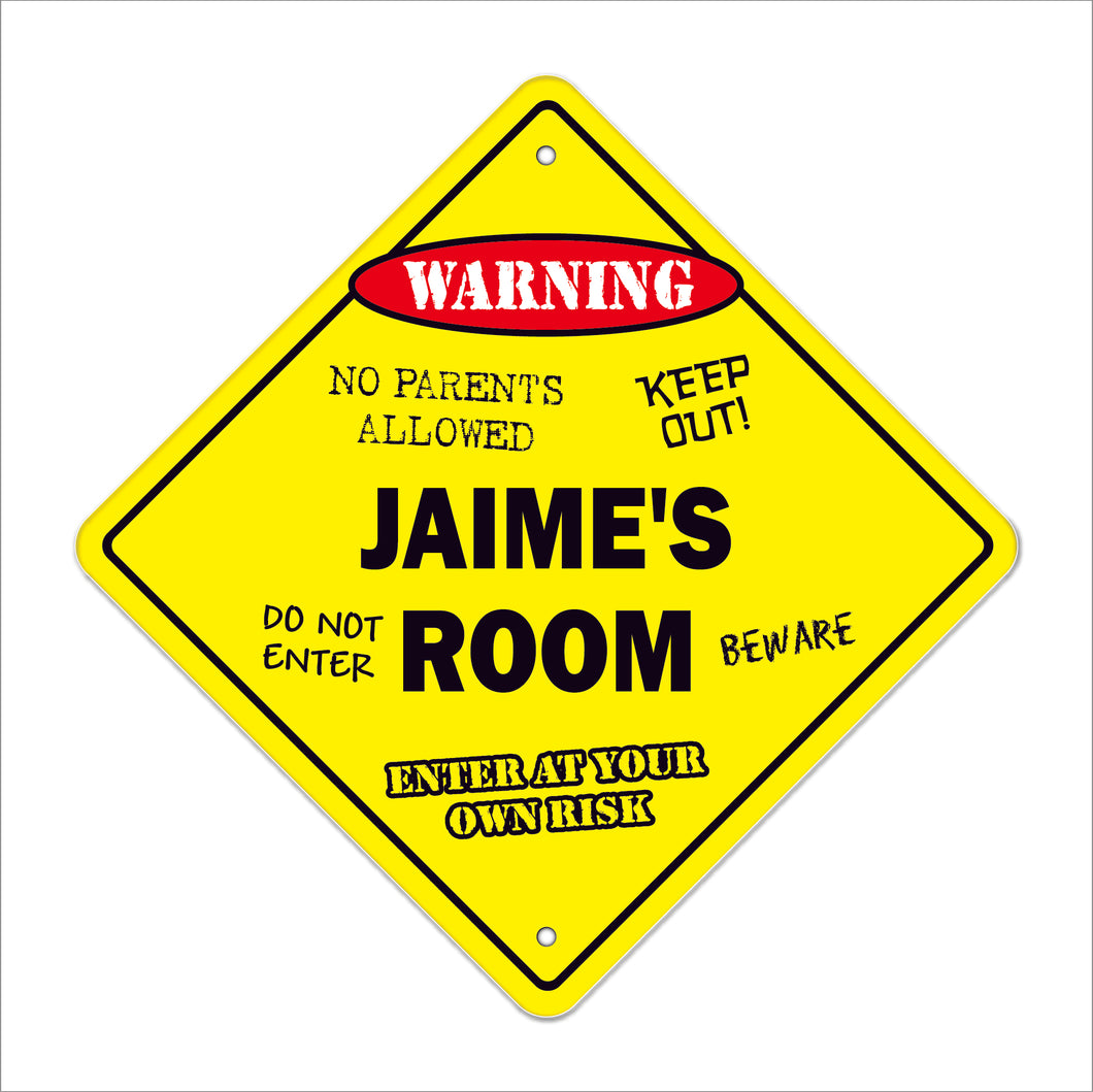 Jaime's Room Sign