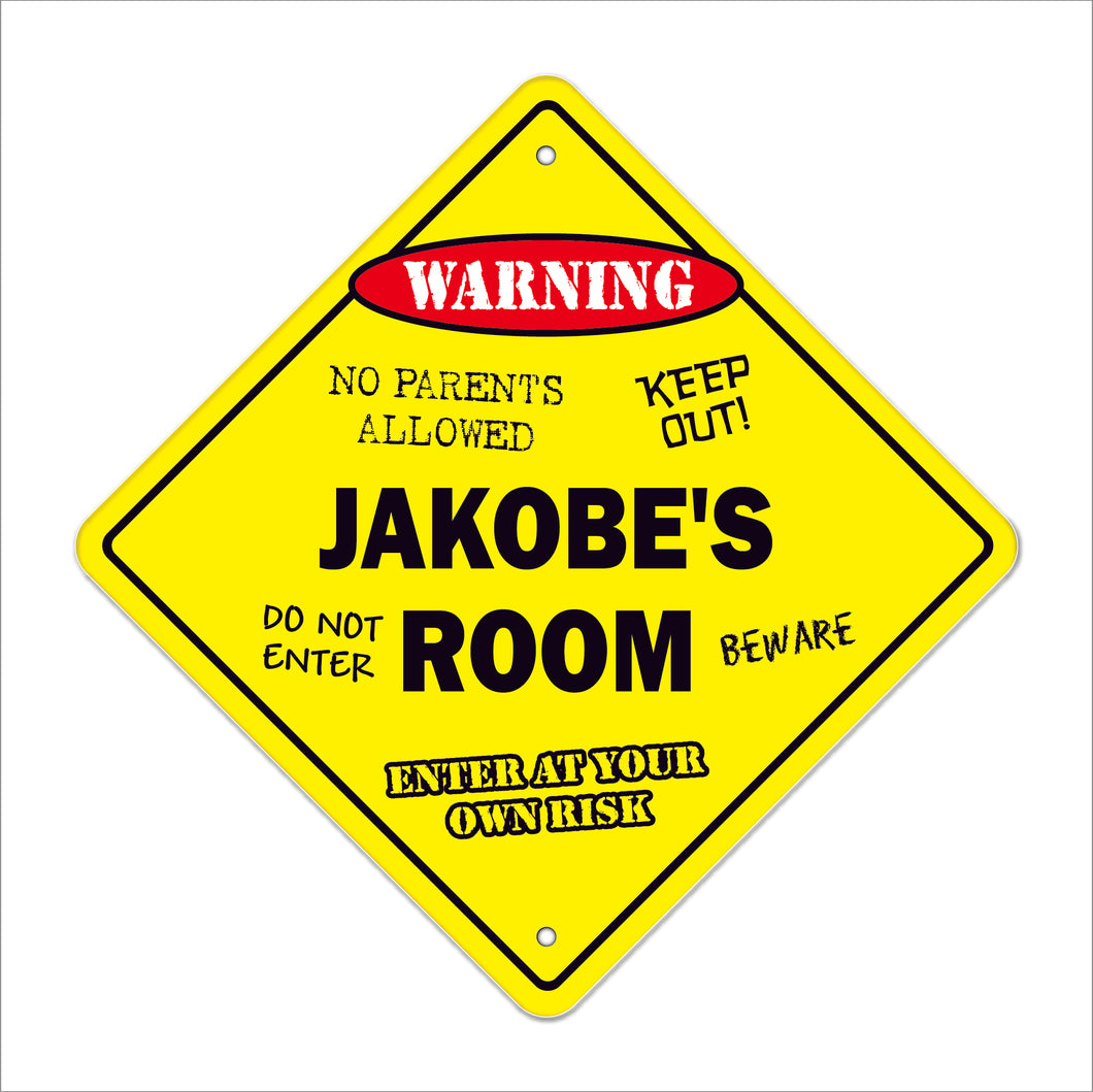 Jakobe's Room Sign