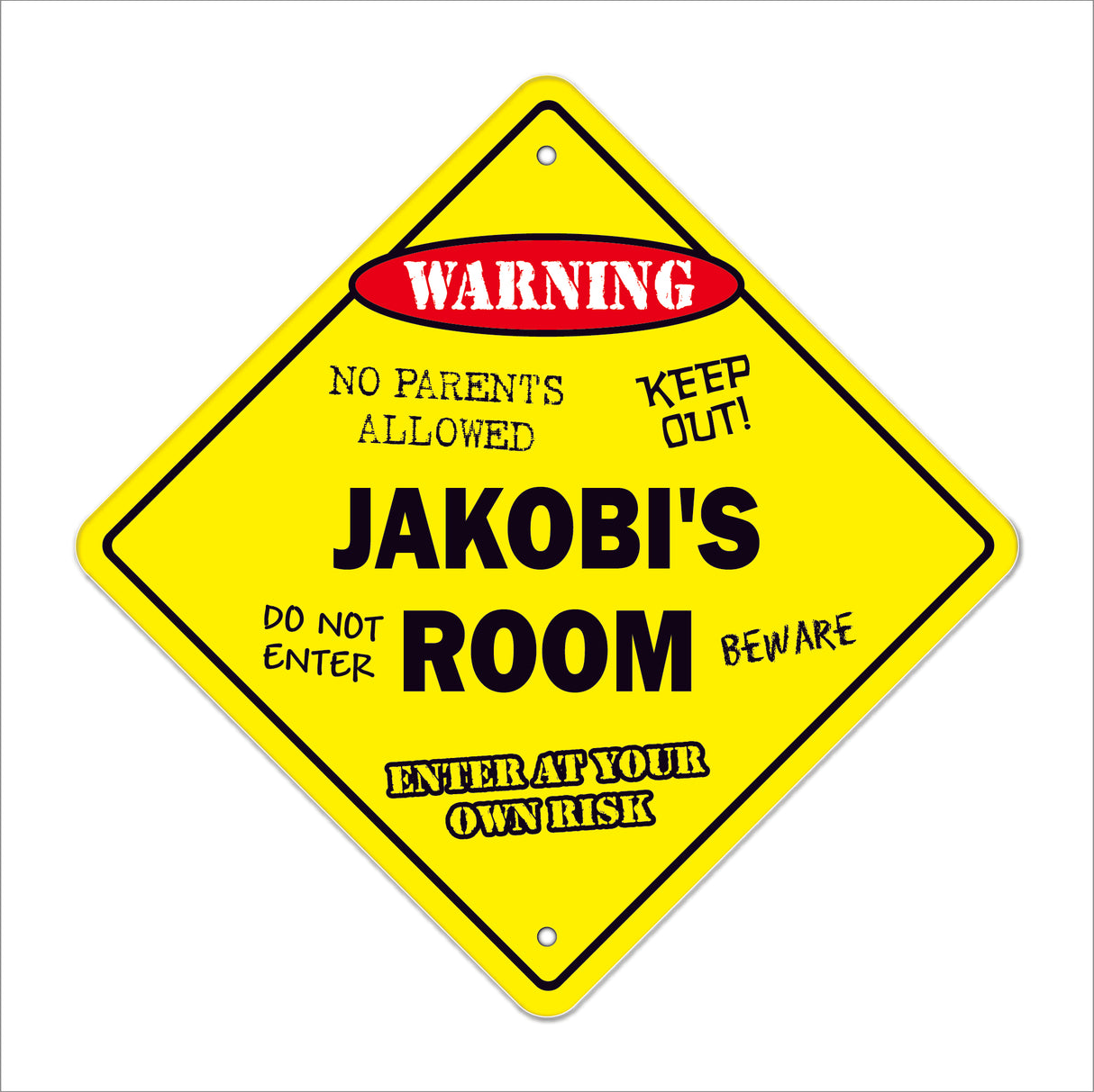 Jakobi's Room Sign