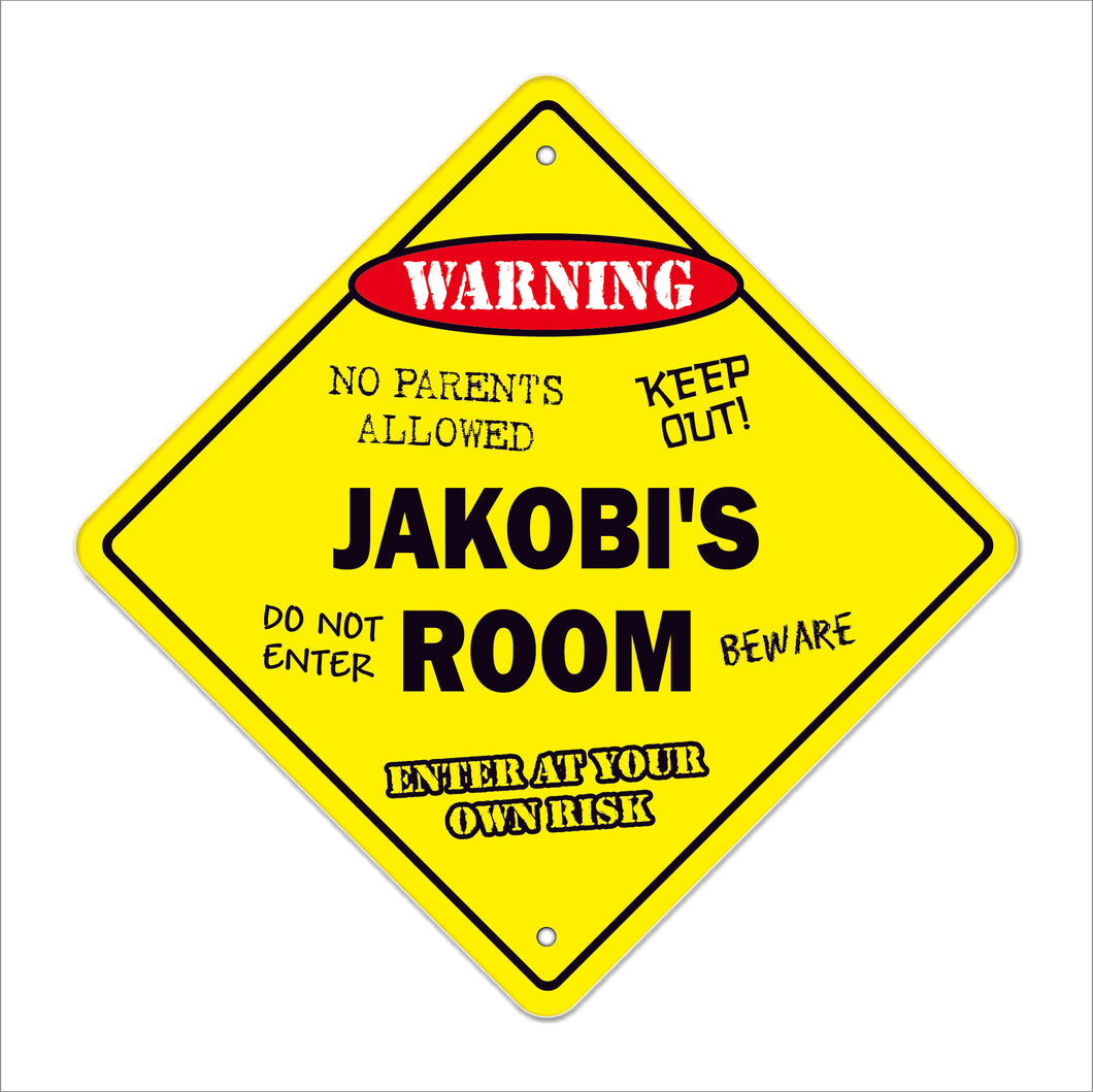 Jakobi's Room Sign