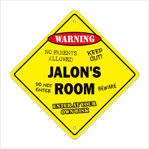 Jalon's Room Sign