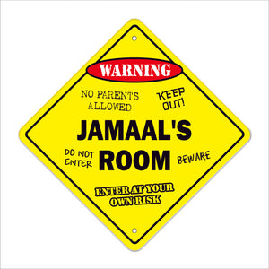 Jamaal's Room Sign