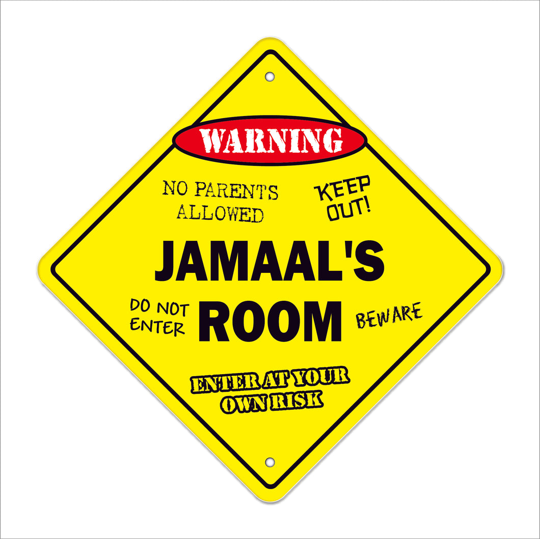 Jamaal's Room Sign