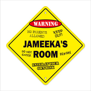 Jameeka's Room Sign