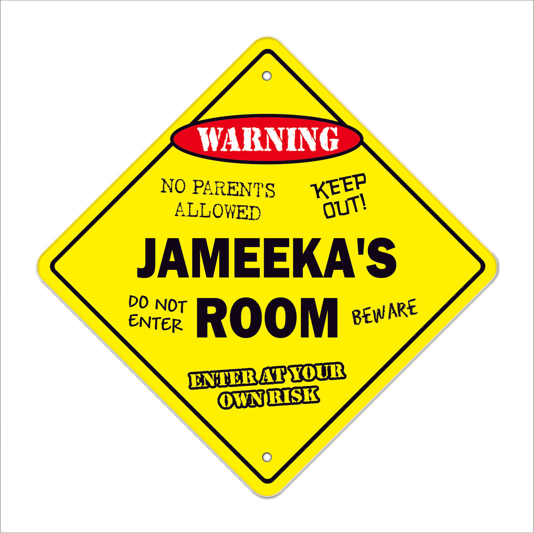 Jameeka's Room Sign