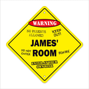 James' Room Sign