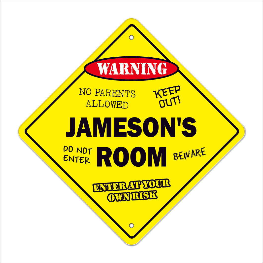 Jameson's Room Sign