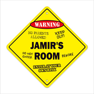 Jamir's Room Sign