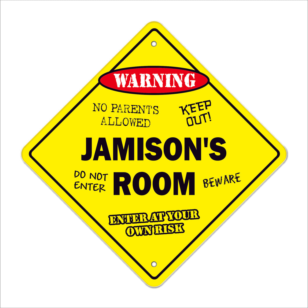 Jamison's Room Sign