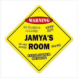 Jamya's Room Sign