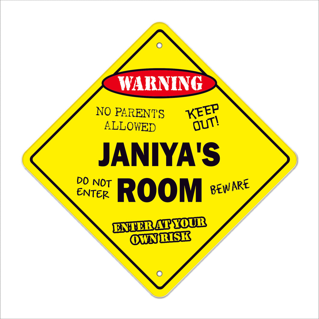 Janiya's Room Sign