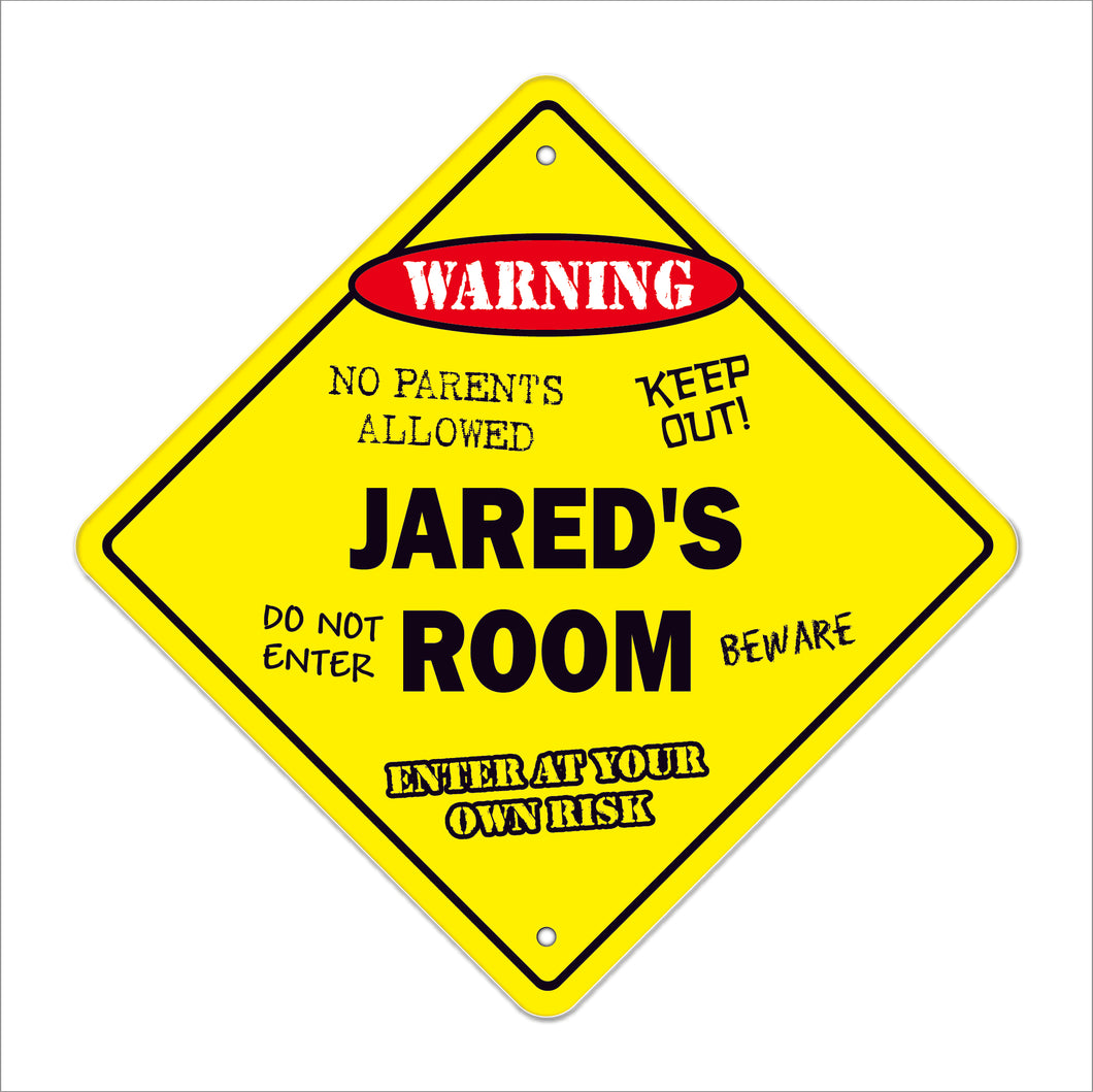 Jared's Room Sign