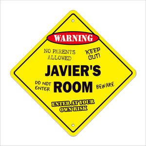 Javier's Room Sign