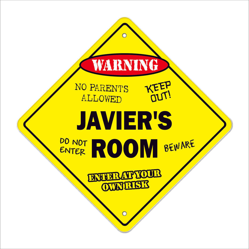 Javier's Room Sign