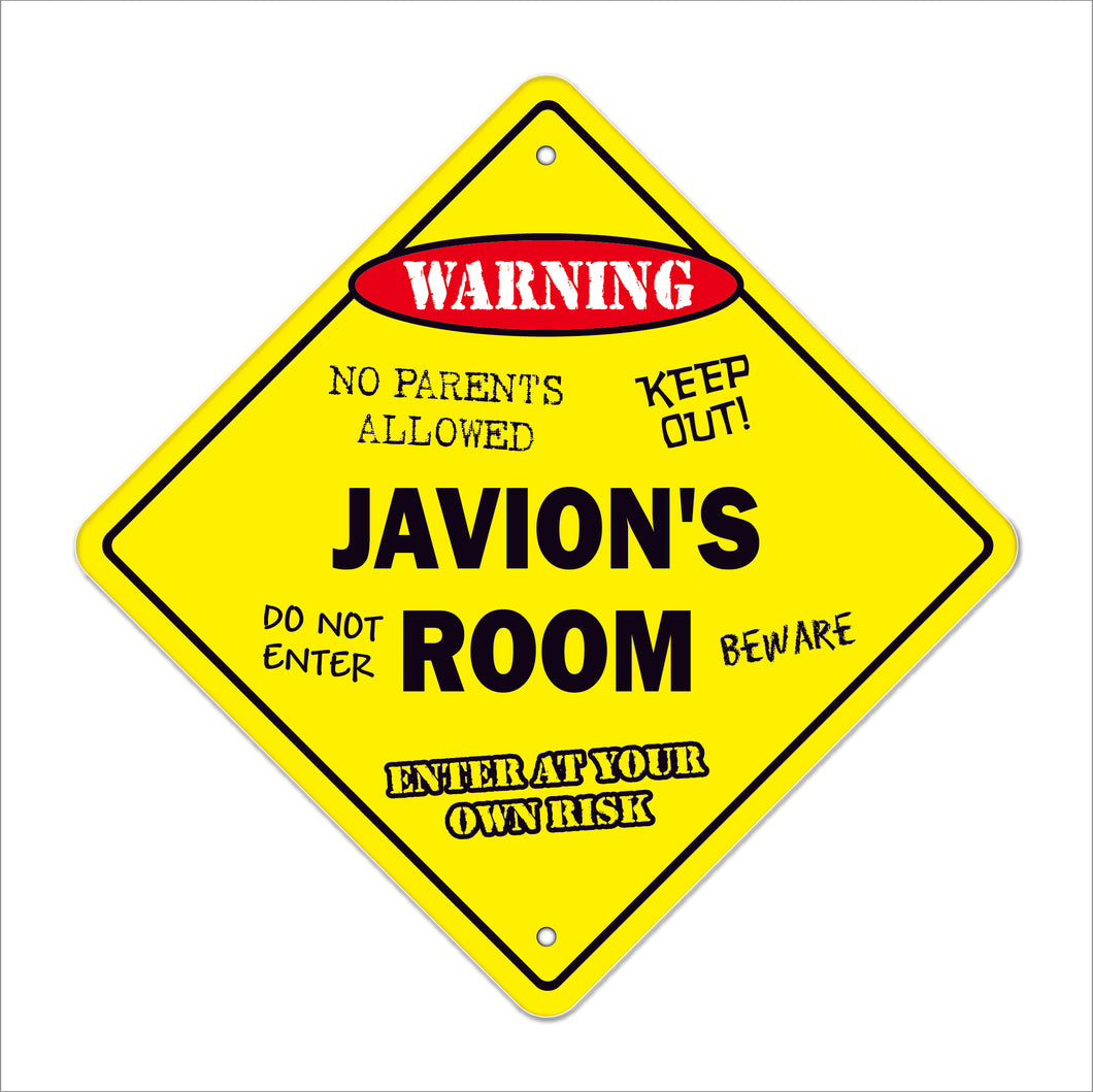 Javion's Room Sign