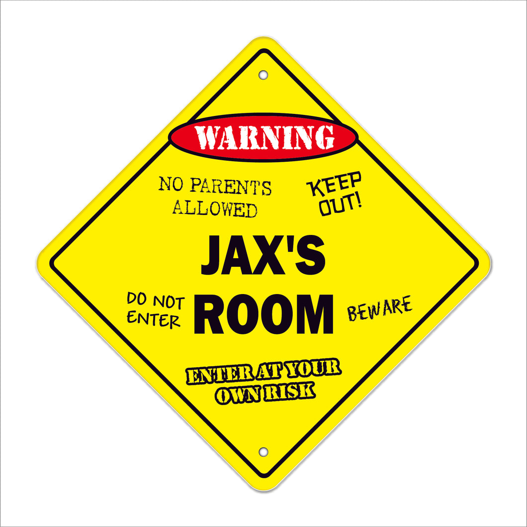 Jax's Room Sign